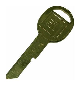 Trunk and Glove Box Key Blank for 1970 and 1974 Buick - K