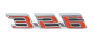 Preview: Hood Emblems for 1967 Pontiac Firebird 326 - Pair