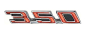 Preview: Hood Emblems for 1968-69 Pontiac Firebird 350 - Pair
