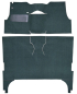 Preview: Carpet for 1956 Chevrolet Bel Air 4 Door Sedan with Bucket Seat
