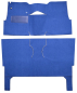 Preview: Carpet for 1957 Chevrolet Nomad 2 Door Station Wagon with Bucket Seat - without Cargo Area Carpet