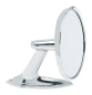 Preview: Outer Rear View Mirror for 1960-63 Chevrolet Pickup - Chrome with Bow Tie Logo