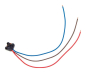 Preview: Power Window Switch Pigtail Connector for 1964-70 Pontiac Grand Prix - for Single-Switch