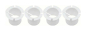 Preview: Brake/Clutch Pedal Bushing Set for 1964-73 Pontiac GTO - 4-Piece