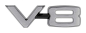 Preview: Kotflügel-Embleme für 1967 Dodge Charger - V8 / Paar