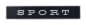 Preview: Fender Emblems for 1968 Plymouth Satellite - SPORT / Pair