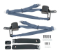 Preview: Front Seat Belts for 1970-73 Pontiac Firebird - Medium Blue