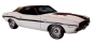 Preview: Stripe Set for 1970 Dodge Challenger and Challenger R/T - Side Stripes