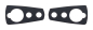 Preview: Fender Mounted Turn Signal Indicator Gasket Set for 1971-72 Plymouth Road Runner - 6-Piece