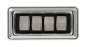 Preview: Power Window Switch for 1977 Dodge Diplomat - 4 Buttons / Concave