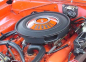 Preview: Luftfilter-Blende für 1967-68 Mopar 340 Four Barrel - rot