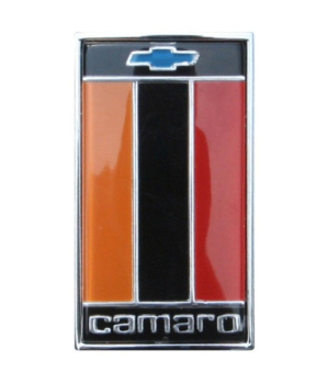 Front-Emblem für 1975-77 Chevrolet Camaro - Orange-Schwarz-Rot