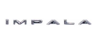 Fender Letter Sets for 1965-66 Chevrolet Impala - IMPALA LH/RH