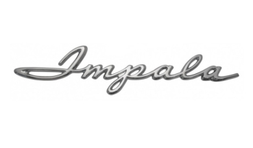 Quarter Panel Emblems for 1961 Chevrolet Impala - Impala Script