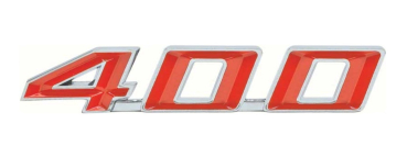 Hood Emblems for 1967-69 Pontiac Firebird 400 - Pair