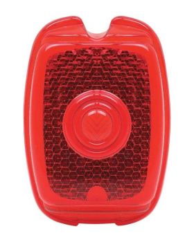 Tail Lamp Lenses for 1940-53 Chevrolet Pickup - Red Plastic/Pair
