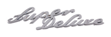 Kotflügel-Emblem für 1941-42 Ford Super Deluxe Modelle - Super Deluxe