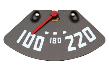 Temperatur-Anzeige für 1947-49 Chevrolet Pickup - Roter Zeiger/8-Zylinder/220 Degree