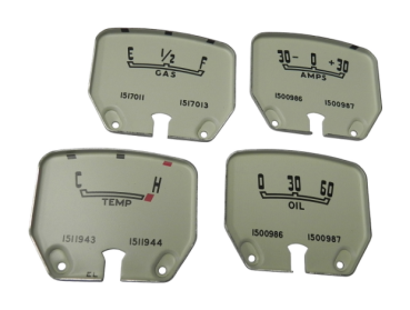Armaturen-Ziffernblätter-Set für 1948-51 Oldsmobile