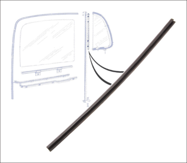Back Edge of Vent Window Seals for 1948-52 Ford F1/F3 Pickup - Pair