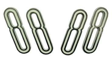Tür-Embleme-Set für 1949-54 Oldsmobile 88 - 88