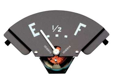 Fuel Gauge for 1950-53 Chevrolet/1952-53 GMC Pickup - White Needle/6 Volt