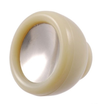 Interior Light Knob for 1950 Ford Cars - Ivory / Stainless Steel