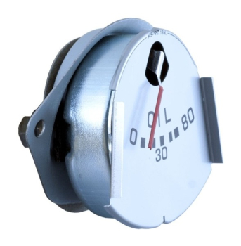 Dash Oil Pressure Gauge for 1951-52 Ford F1/F6 Pickup - 6 Volt