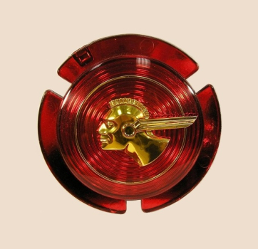 Grille Emblem for 1952 Pontiac - Gold / Red