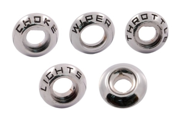 Dash Bezel Set for 1953-56 Ford F100/250 Pickup - 5-Piece