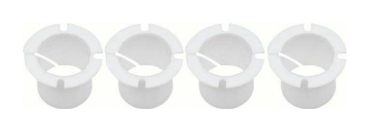 Brake/Clutch Pedal Bushing Set for 1955-2011 Chevrolet Corvette - 4-Piece