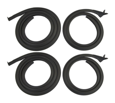 Front Door Weatherstrip for 1955-56 Buick Century 4-Door Hardtop - Pair