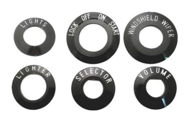 Dash Bezel Set -A- for 1955-56 Chevrolet Bel Air