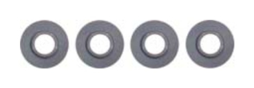Window Crank Handle Washer Plate Set for 1955-57 Chevrolet Bel Air - 4-Piece