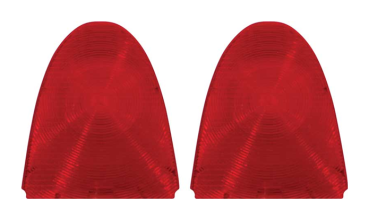 Inner Tail Lamp Lenses for 1955 Chevrolet 150/210/Bel Air /Nomad - Pair