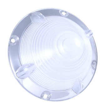 Park/Turn Light Lenses -Clear- for 1955 Ford - Pair