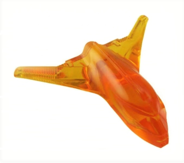 Hood Ornament "Indianhead" for 1955 Pontiac - amber