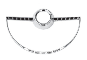 Chrome Horn Ring for 1955 Ford Customline/Fairlane with Power Steering
