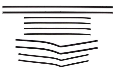 Windowfelt Weatherstrip Set for 1956-57 Chevrolet 210 4-Door Hardtop