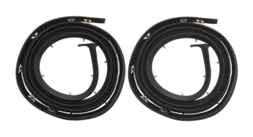Front Door Weatherstrip for 1957-58 Oldsmobile 4-Door Hardtop - Pair