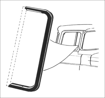 Vent Window Rubber Seals for 1957-60 Ford F100/1100 Pickup - Pair