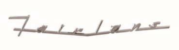 Hood Emblem for 1957 Ford Fairlane - Script Fairlane