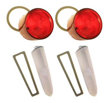 Tail Lamp Lens Set for 1958 Oldsmobile 88 and Dynamic 88