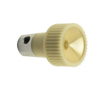 Heater/AC Control Knob for 1959-60 Ford Thunderbird - white/gold