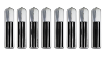 Quarter Panel Ornament Set for 1959 Pontiac Bonneville Two-Door Models
