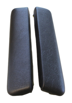 Front Armrest Pads for 1960-62 Pontiac Catalina - Black / Pair