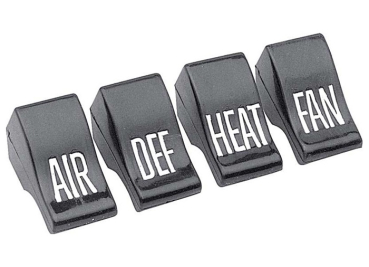 Heizungsregler-Knopf-Set "Deluxe" für 1960-63 Chevrolet Pickup