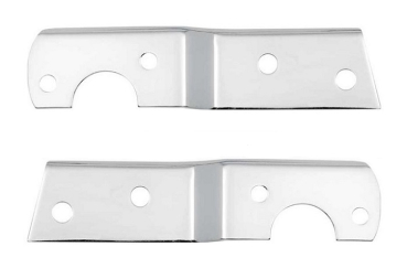 Tail Lamp Assemblies with Brackets for 1960-66 Chevrolet/GMC Stepside Pickup - Stainless Steel/Chrome/Pair