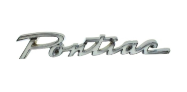 Grille Emblem for 1961 Pontiac Catalina - Script "Pontiac"