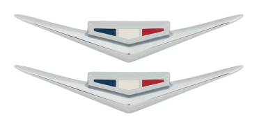 Kotflügel-Embleme für 1962-63 Chevrolet Impala 283 - Paar
